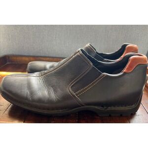 Cole Haan Zeno Black Leather slip-on Loafers Shoes Mens Size 11M C24673 Comfort